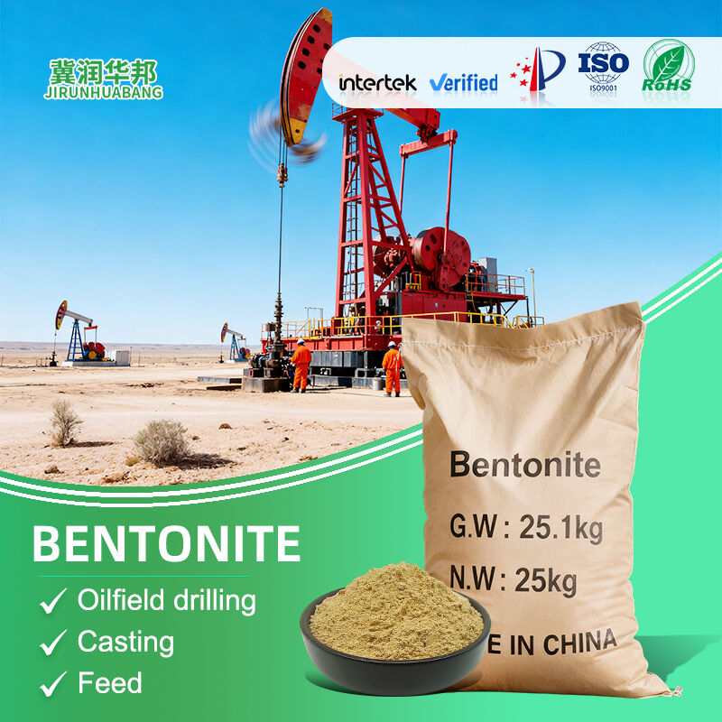 Pulvis Bentonitica Alba Activus Praeclarus Attapulgite ad Fangos Foraminum Petroliferorum, Pulvis Primus