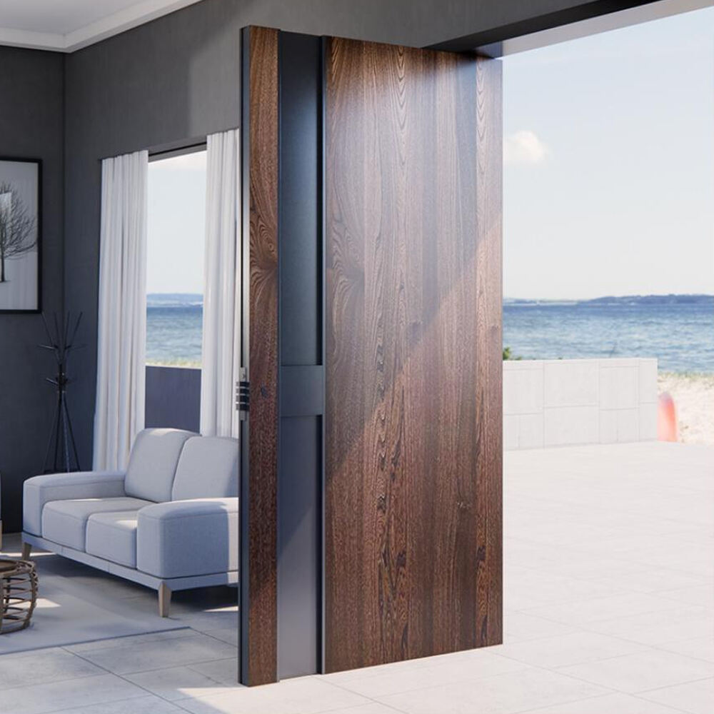 New Arrival Factory Direct Hot Sell Wood Door Made in China Low Price Exterior Door Commercial Use for House Exterior Wooden Door