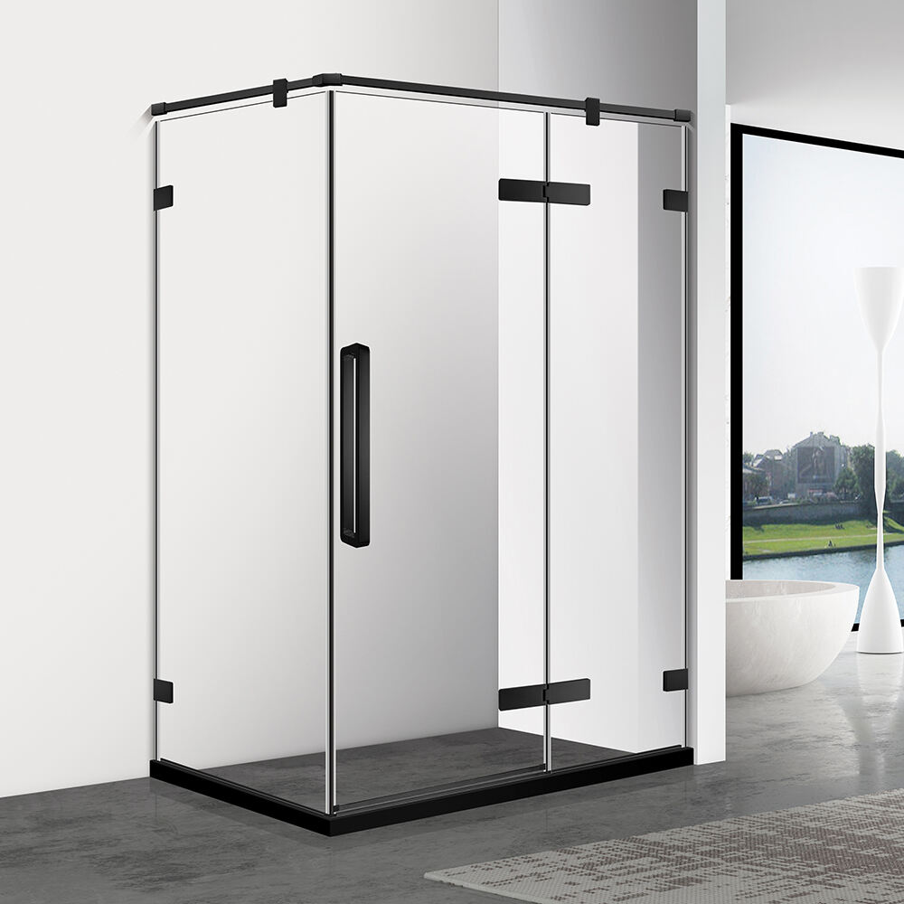 High Quality Customized Size Hotel Use Shower Enclosures Tempered Glass Shower Room Modern Low Price Portable Sliding Shower Doors