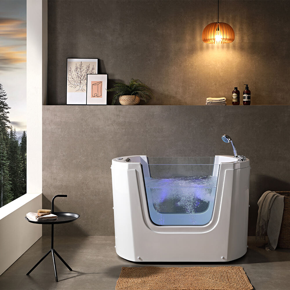 Cheap Price Freestanding Acrylic Baby Massage Bath Tub Top Quality Hydrotherapy Bubble Baby Bathtub Whirlpool Bathtub