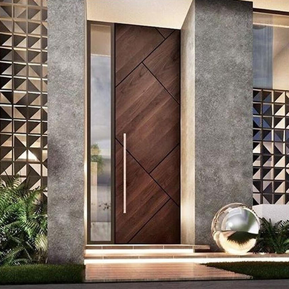 Factory Direct Promotion Commercial Building Apartment House Room Exterior Mdf Door Flush Series Wood Veneer Mdf Wooden Door