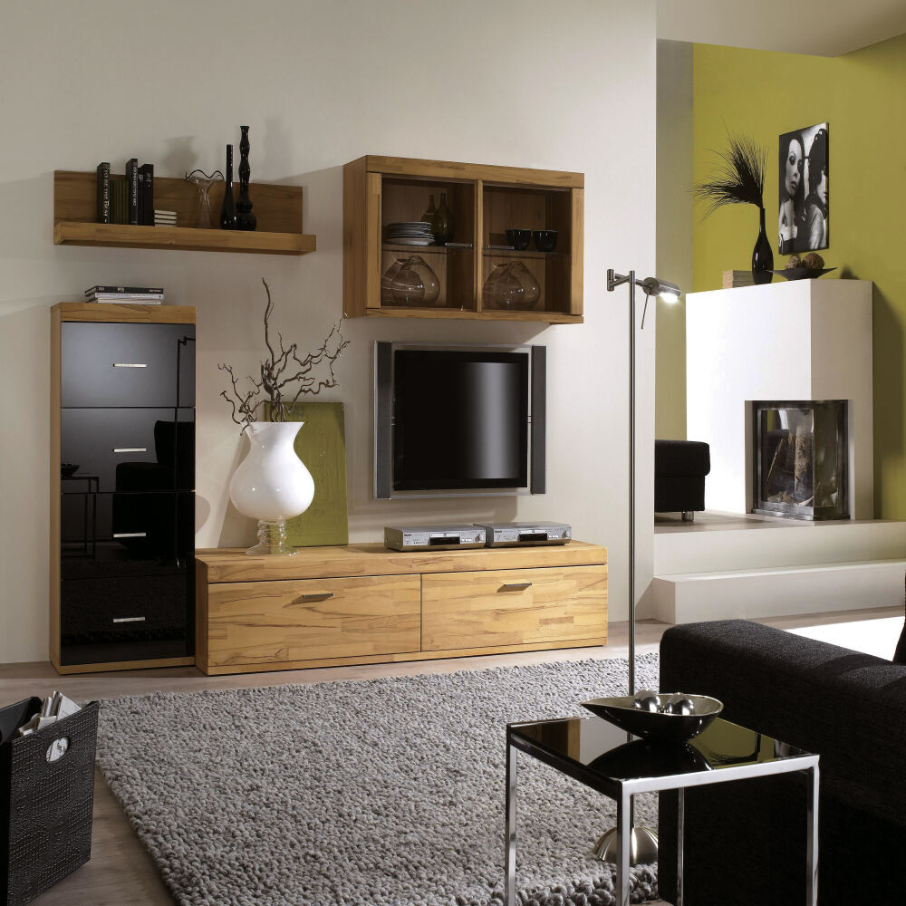 Strength Factory Customization Modern Luxury Wooden Home Living Room Furniture Combination Durable TV Stand Cabinet