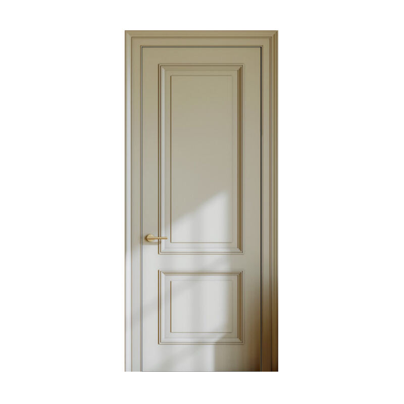 Modern Luxury Commercial Building Apartment House Room Interior Mdf Door Flush Series Wood Veneer Mdf Wooden Door