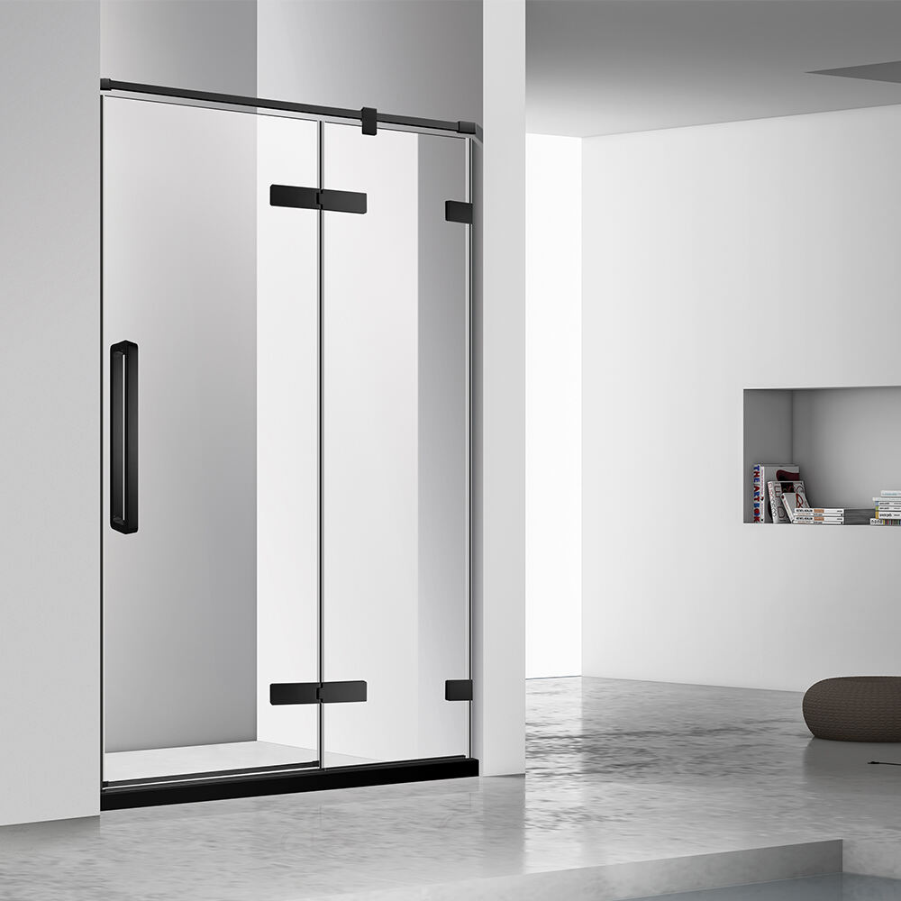 High End Customized Size Hotel Use Shower Enclosures Tempered Glass Shower Room Modern Low Price Portable Sliding Shower Doors