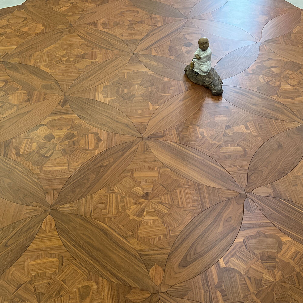 Classic Luxury Solid Engineered Wood Flooring Rustic Washwhite Oak Wide Plank Multiply Engineered Flooring Wood for Living Room