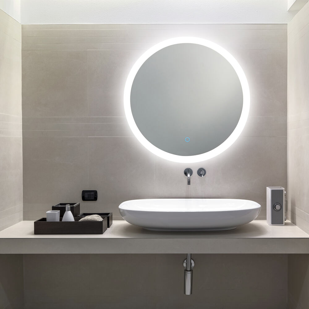 Cheap Price Touch Switch Screen Mirror Glass Wifi Washroom Espejo Vanity Led Light wall Bath Mirror For Bathroom