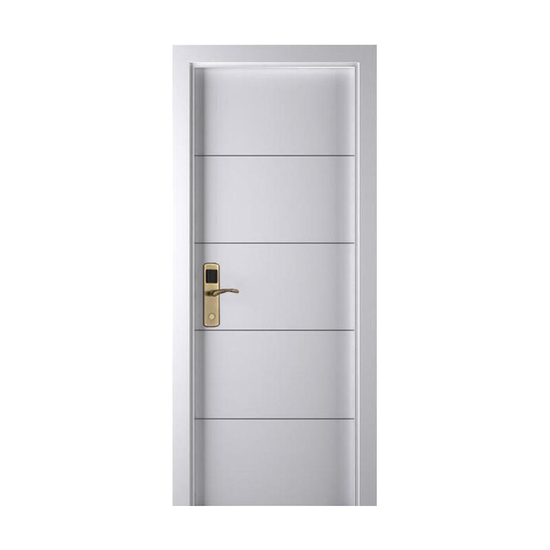 Foshan Factory Wholesale Price Door Melamine Modern Interior Door for House Interior Fireproof Wood Door