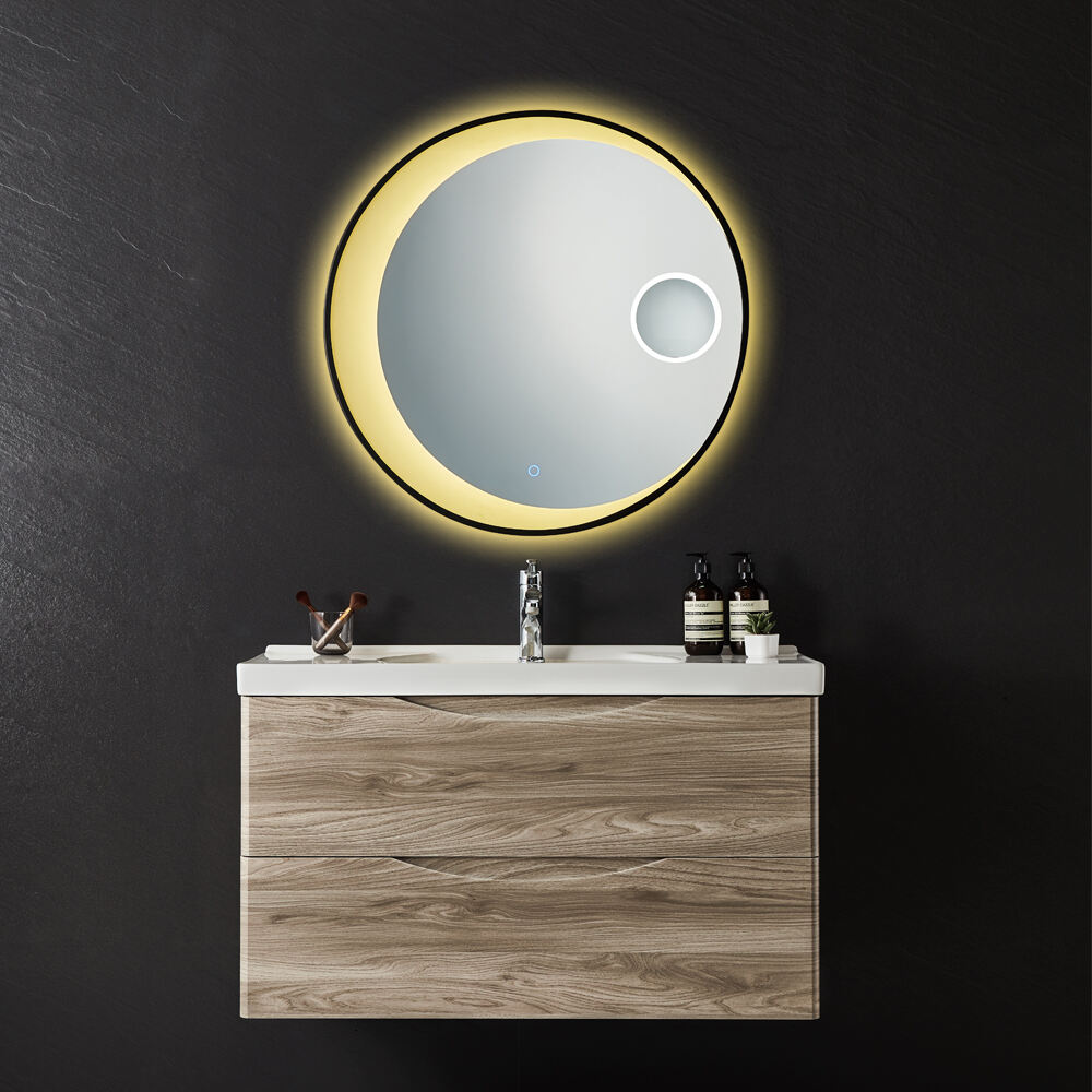 Modern Luxury Touch Switch Screen Mirror Glass Wifi Washroom Espejo Vanity Led Light wall Bath Mirror For Bathroom