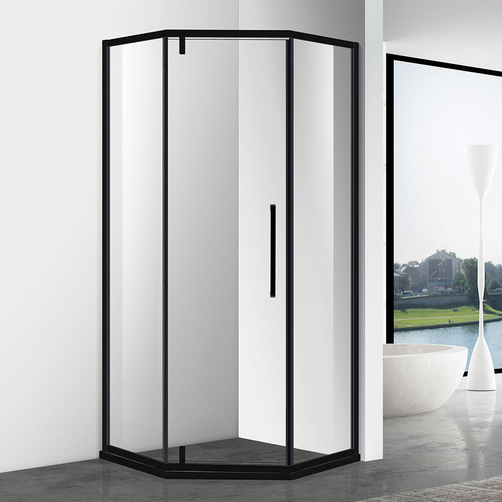Cheap Price Double Open Complete Bath Tempered Glass Shower Home Use Frame Cabin Enclosure Entry Easy Sliding Bathroom Shower Rooms
