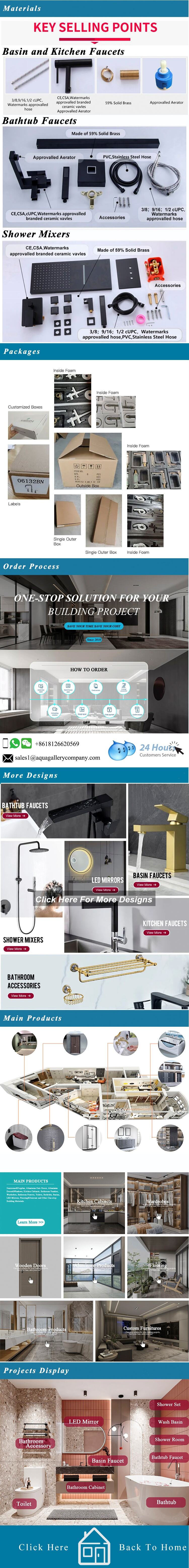 Solid Brass Bathroom Faucet Wall Exposed Black Finish Thermostatic 3 Way Bath Shower Mixer details