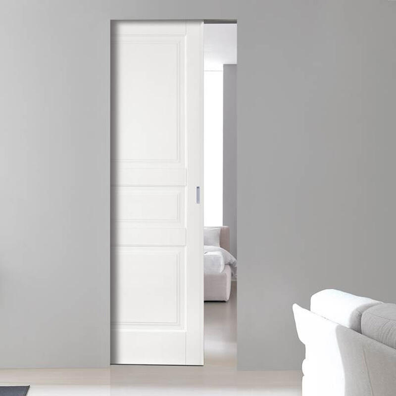 Contemporary Design Foshan Interior Good Quality Modern Design Door Custom Cheap MDF Board Bedroom Flat Door