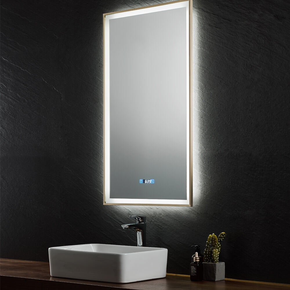 High Quality Smart Bathroom Touch Switch Screen Mirror Glass Wifi Washroom Vanity Led Light Wall Bath Mirror