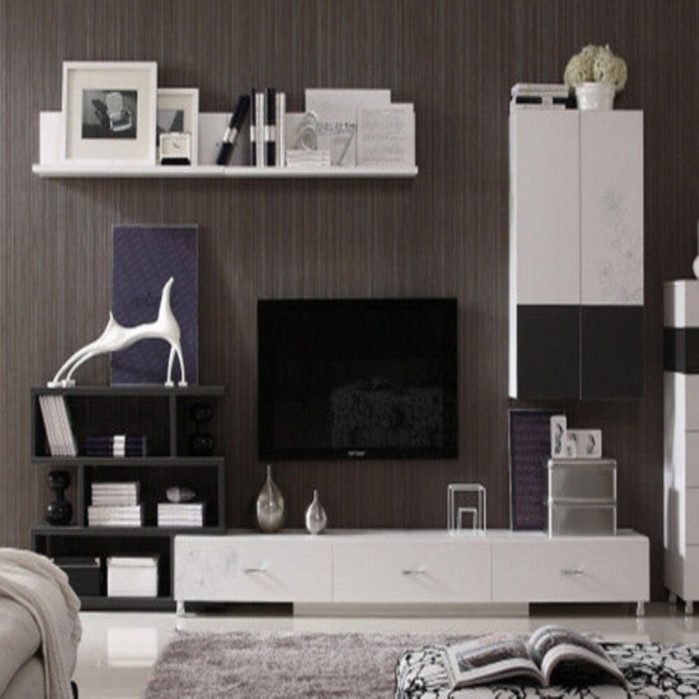 Factory Direct Combohome Modern TV Stands Wooden Material TV Cabinets Home Living Furniture Adjustable Scandinavian TV Stands