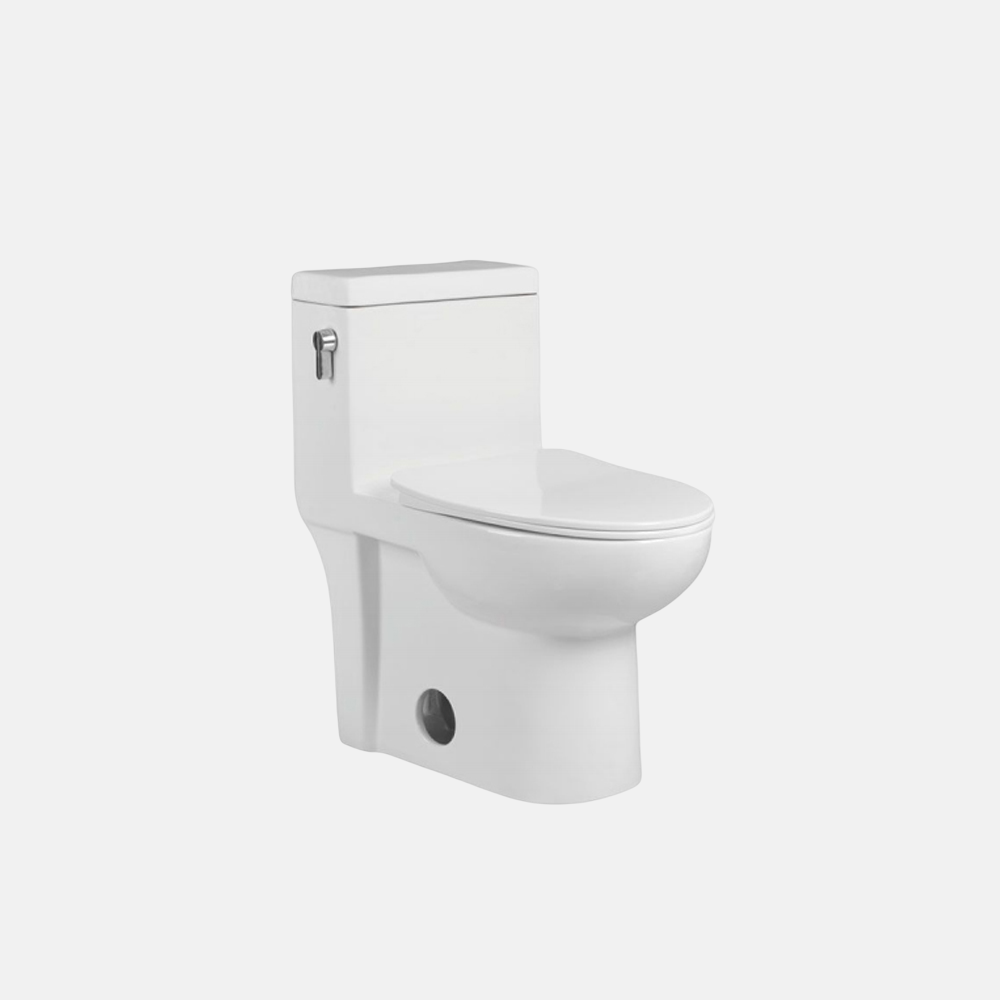 Approval WC Toilet Basin Set One Pieces White Toilet Public Ceramic Toilets With Soft Close Seat Cover