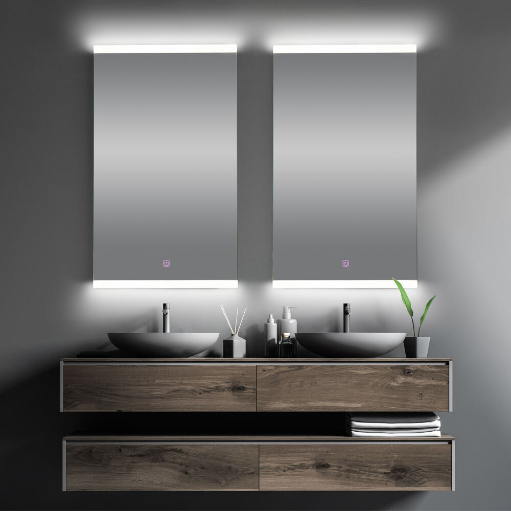 High Quality Touch Switch Screen Mirror Glass Wifi Washroom Espejo Vanity Led Light wall Bath Mirror For Bathroom