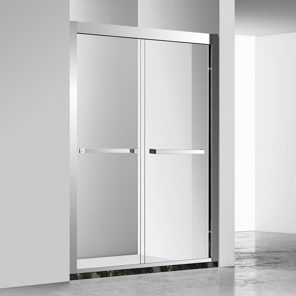 Factory Direct Sliding Frameless Bathroom Door Tempered Glass Perfect for Home and Hotel
