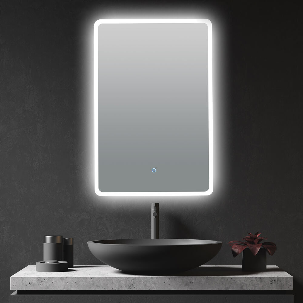Popular Mirror Bathroom customized LED Backlit Defogger Smart Mirror For Bathroom