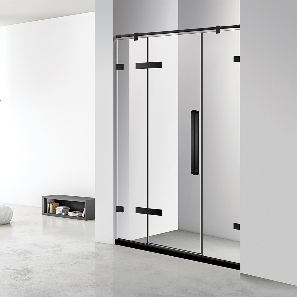 Wholesale Price Customized Size Hotel Use Shower Enclosures Tempered Glass Shower Room Modern Low Price Portable Sliding Shower Doors