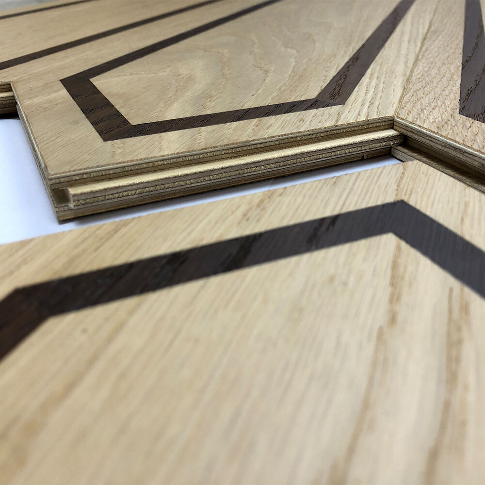 Superior Building Materials Hardwood Composite Laminate Floor Multi-Layer Engineered Oak Solid Wood Marble Tile Parquet Flooring