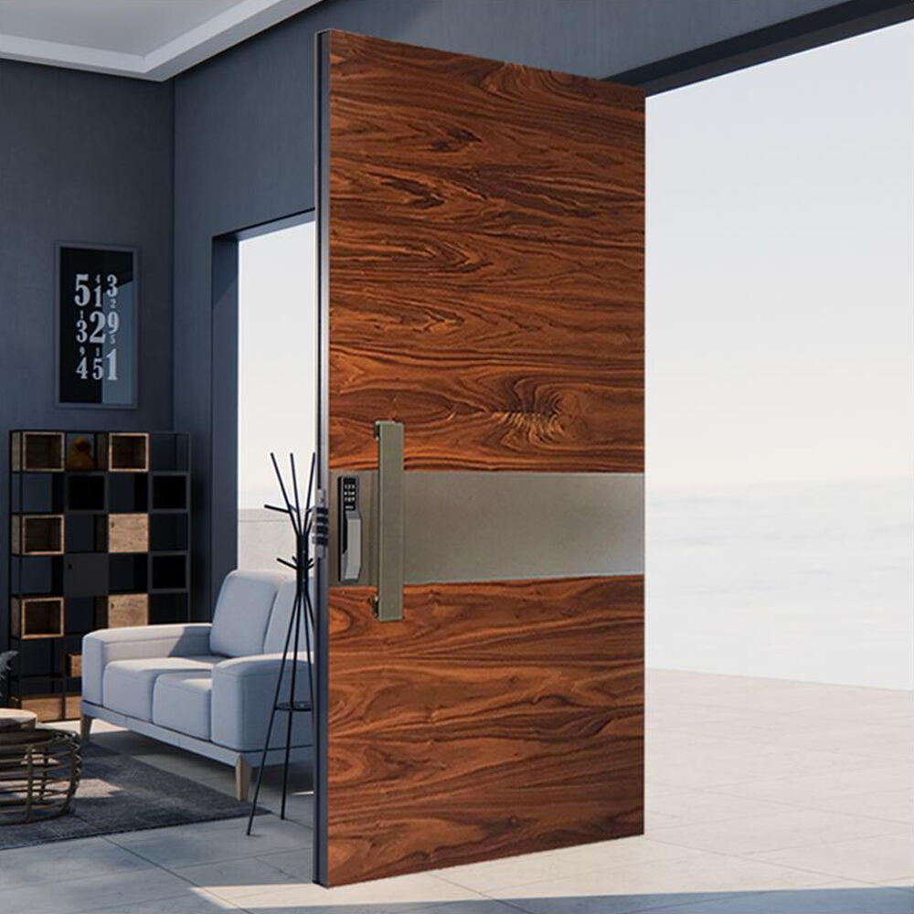 Security Design Modern Design Foshan Exterior Good Quality Modern Design Door Custom Cheap MDF Board Bedroom Flat Door