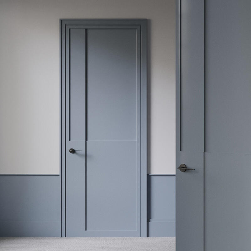 High Quality Interior Full House Custom Room Door Single Swing Good Price Waterproof Bathroom Interior Plywood Door