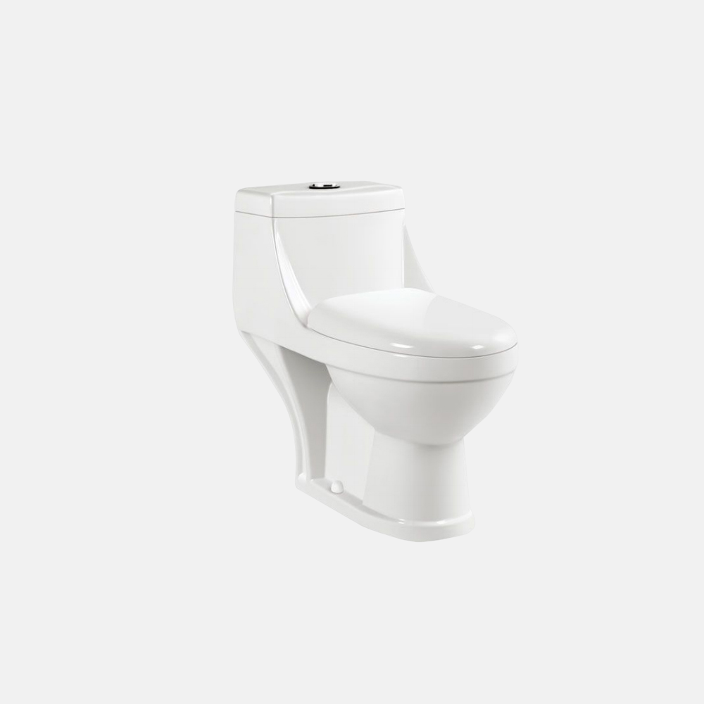 Contemporary Good Price Toilet Bowl Brand Dual Flush Floor Mounted Siphonic One Piece Integrated Ceramic Bathroom Toilet