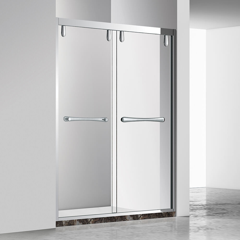 High Quality Single Sliding Frameless Bathroom Door Tempered Glass Perfect for Home and Hotel