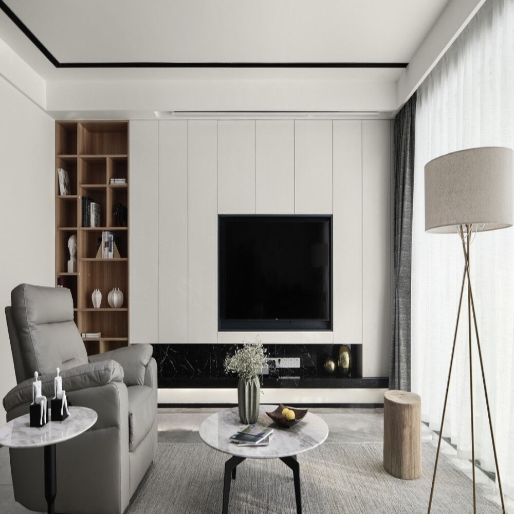  Factory Direct Swoon Modern TV Stand Living Room Furniture Wood TV Cabinet Wooden Style Coffee Scandinavian Adjustable Dimensions Pcs Solid Mid