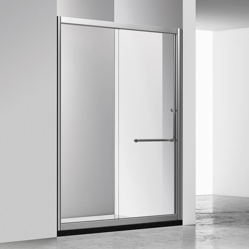 Customized Size Hotel Shower Enclosures Modern Luxury Design Tempered Glass Portable Sliding Doors