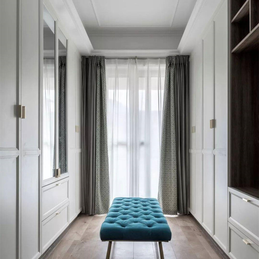 Factory Direct High-End Wooden Built In Closet With Drawers And Cubes Combination Cabinet