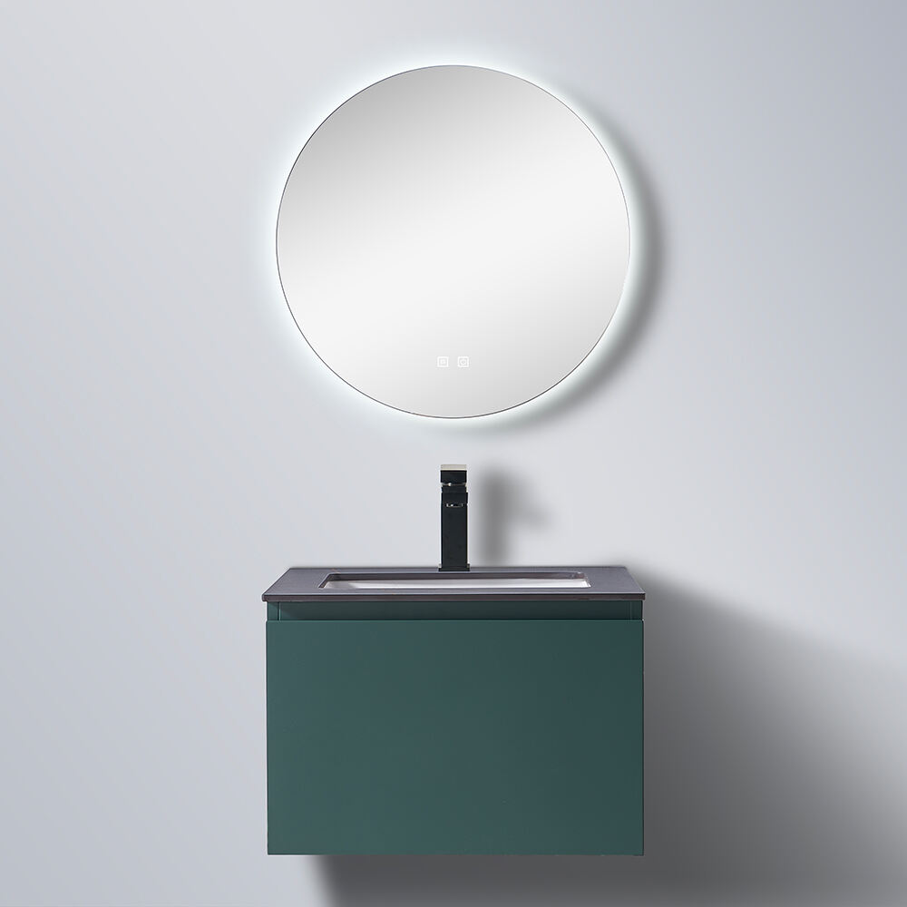 Modern Wooden Bathroom Cabinet with Mirror, Modern Design Wall-Mounted Direct from Source Factory at Factory Price