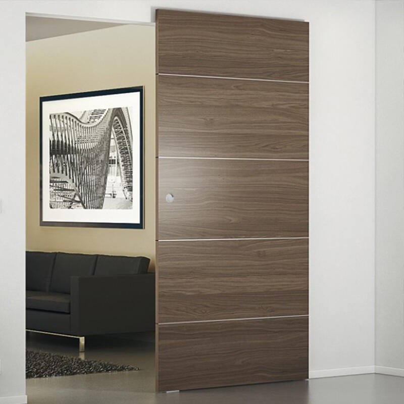 Wholesale Price New Arrival Modern Solid Wooden Entry Door Exterior Pivot Doors Villa Entrance Main Front Door for House
