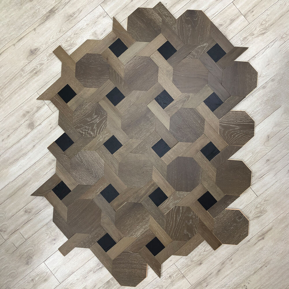 Hot Sell Building Materials Hardwood Composite Laminate Floor Multi-Layer Engineered Oak Solid Wood Marble Tile Parquet Flooring