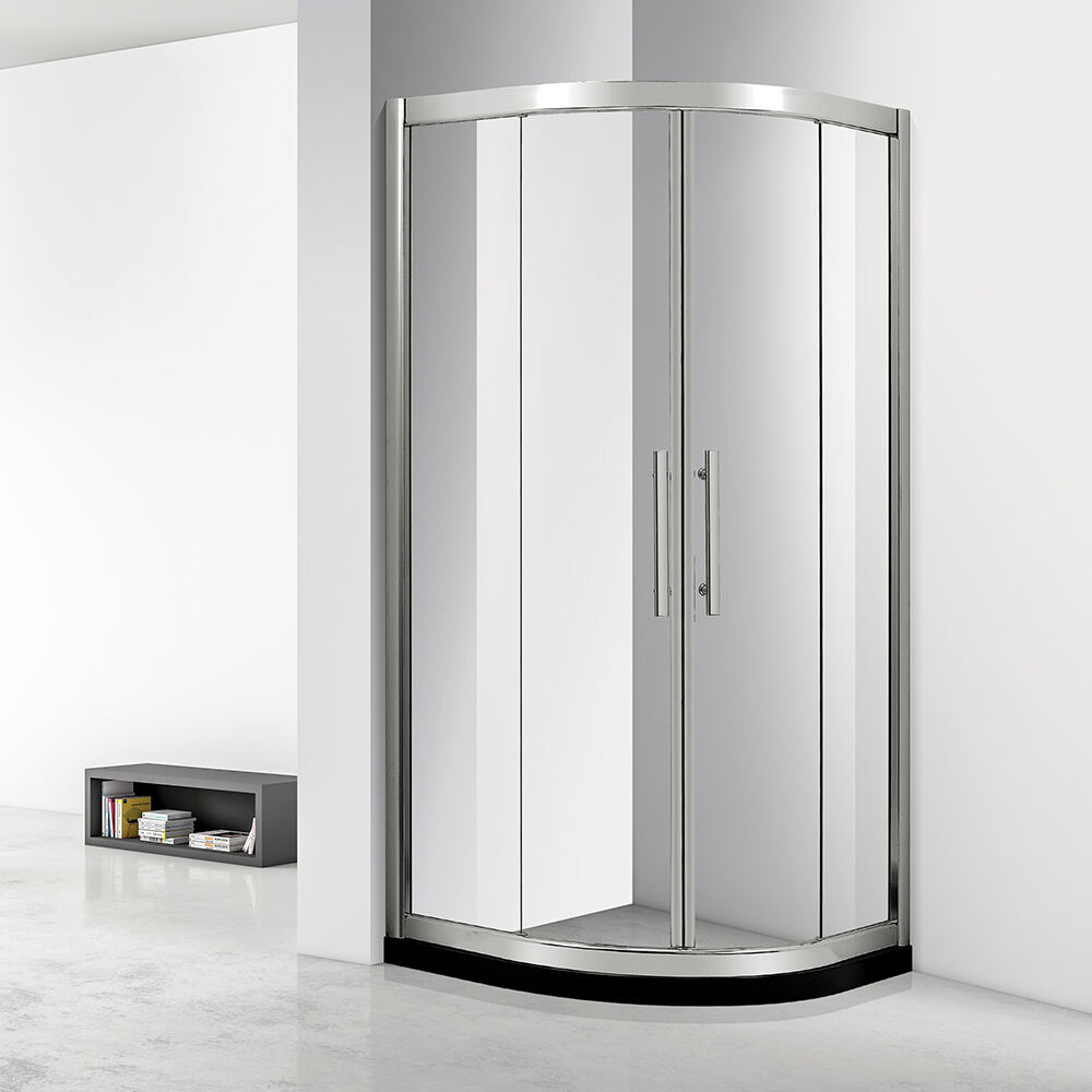 Factory Direct Hotel Shower Enclosures Modern Luxury Design Tempered Glass Portable Sliding Doors