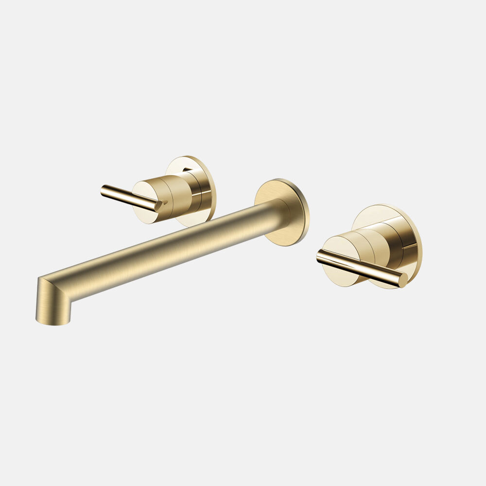 Cheap Price Brass Wall Mounted Cold And Hot Water Faucet Single Hole Basin Faucet Bathroom Wash Basin Hand Basin For Bathroom