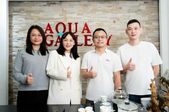 Alibaba South Guangdong Key Account Department Visits Aqua Gallery for Business Exchange
