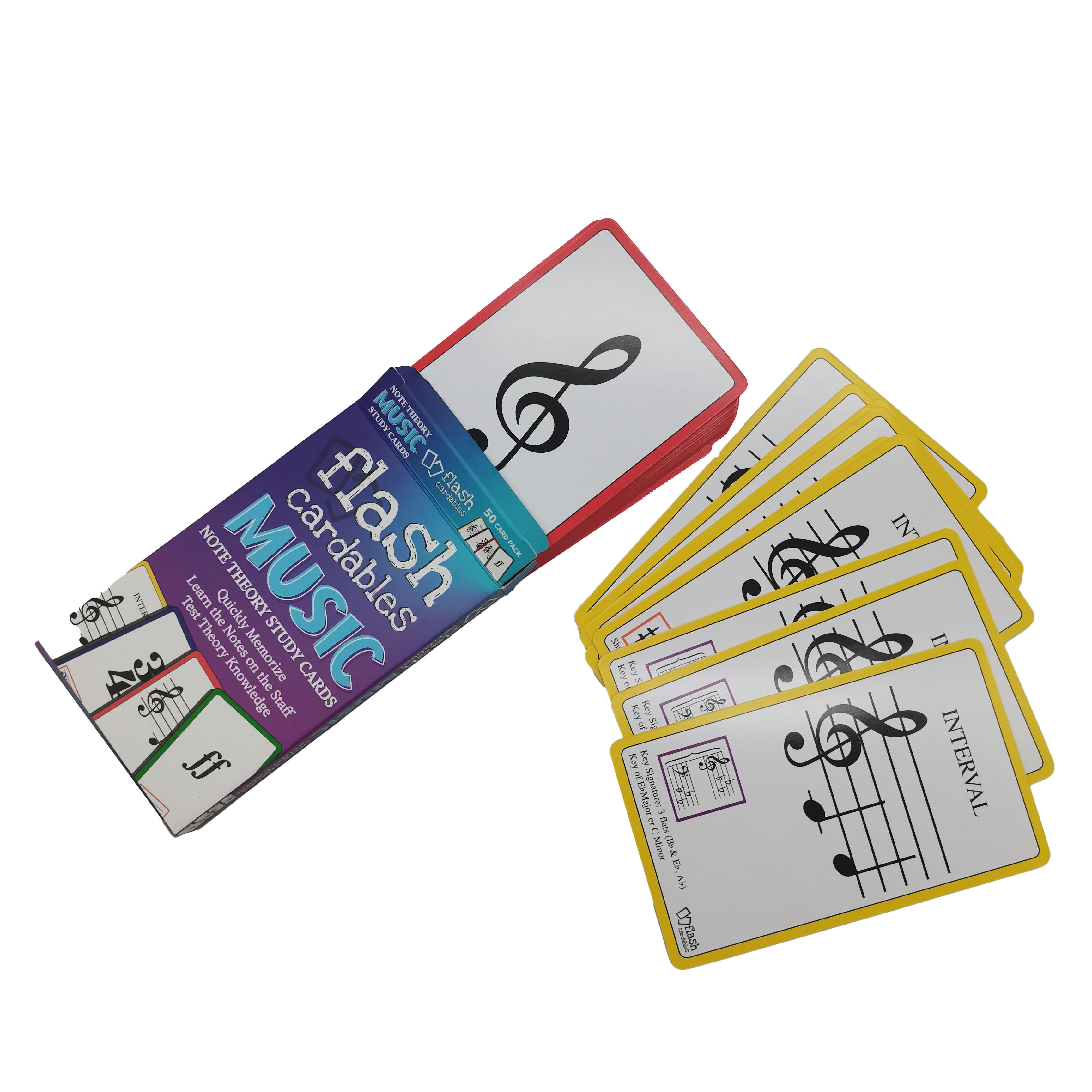 OEM Custom Flash Cardables MUSIC Educational Flash Cards for Music Theory Learning Wholesale Manufacturer