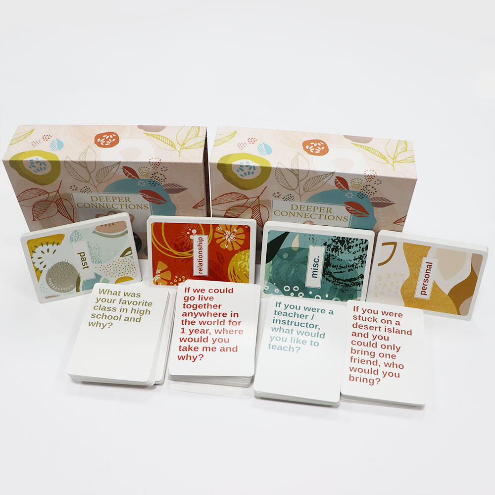 OEM Custom Deeper Connections Social Card Game – Manufacturer, Wholesale, and Fully Customizable Interactive Sets