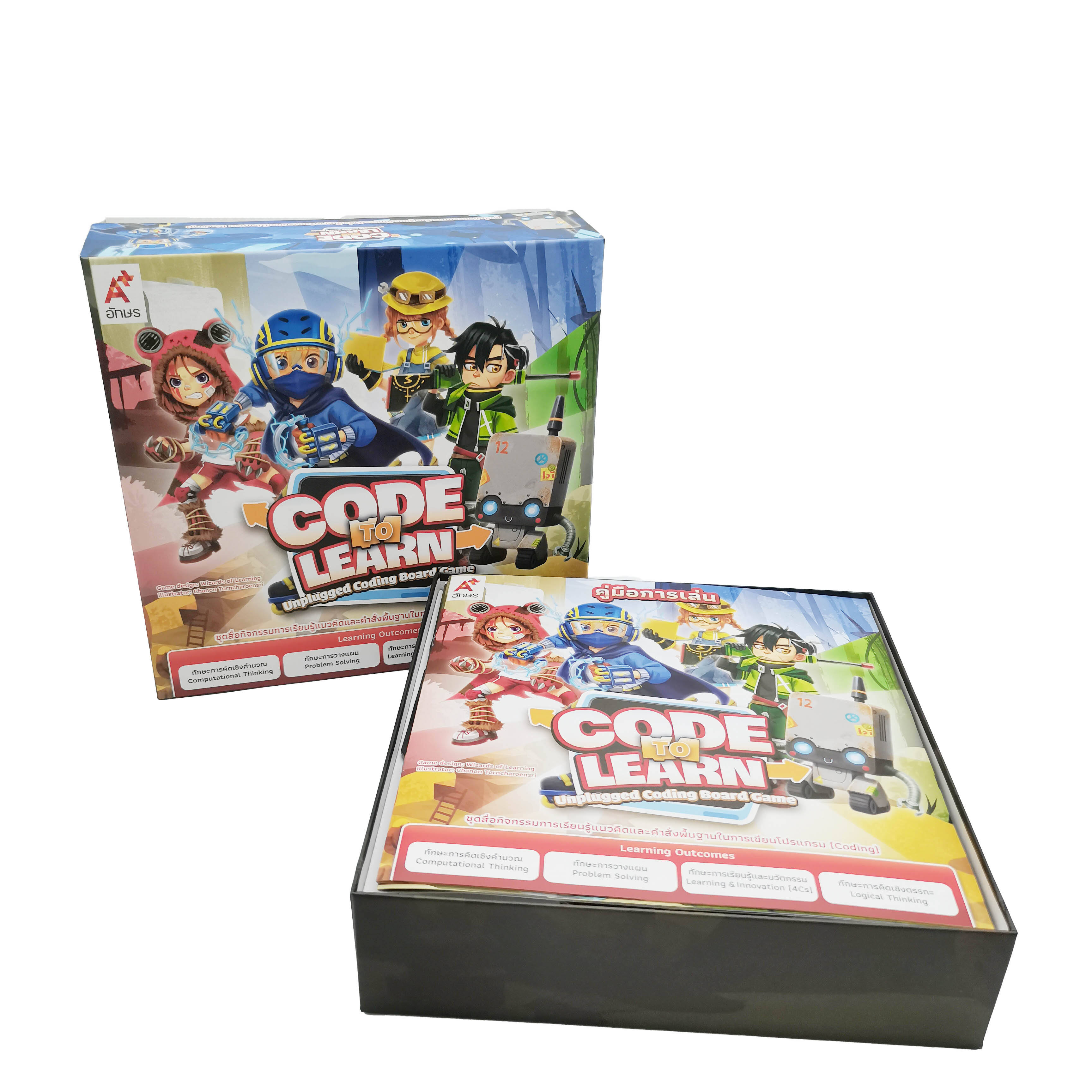 OEM Custom “CODE TO LEARN” Educational Coding Board Game for Kids – Wholesale, Manufacturers & Customization Available