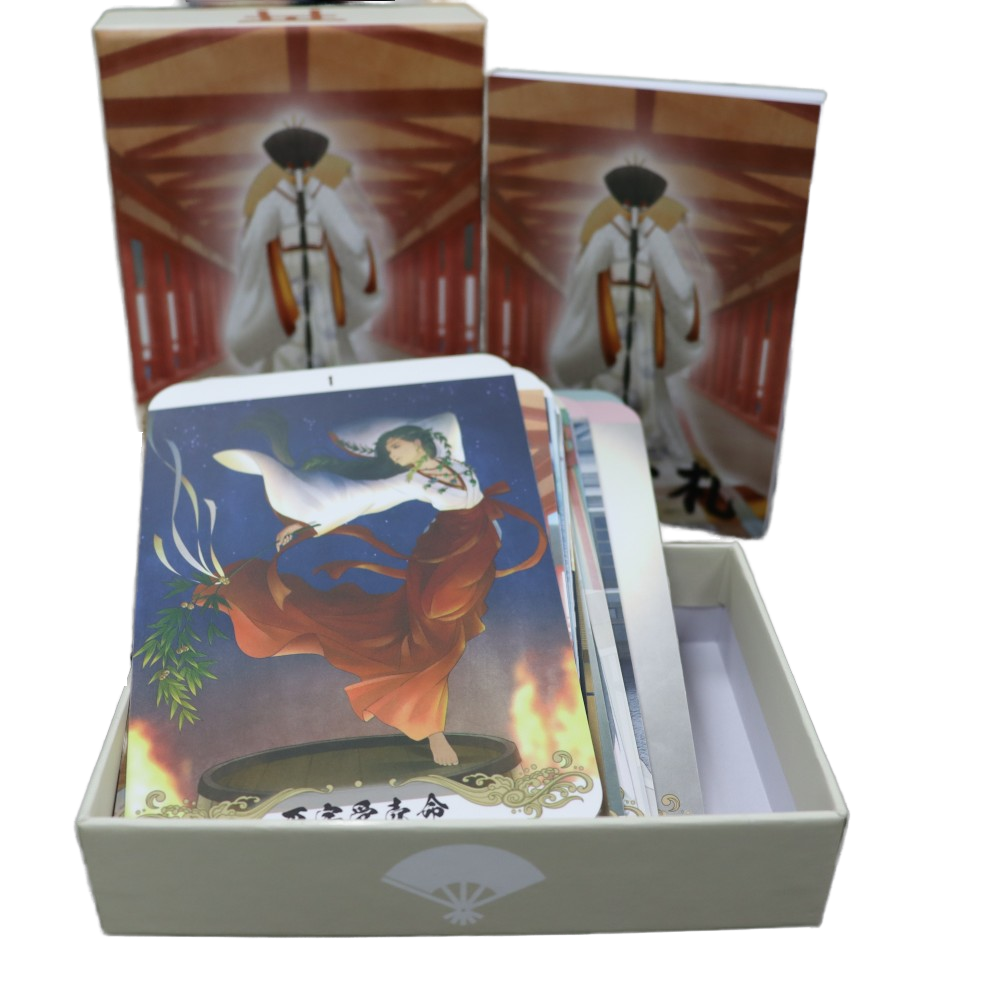 OEM Custom “Miko Oracle Cards – Shinto Shrine Maiden Spiritual Deck” Wholesale Manufacturer & Custom Printing Services
