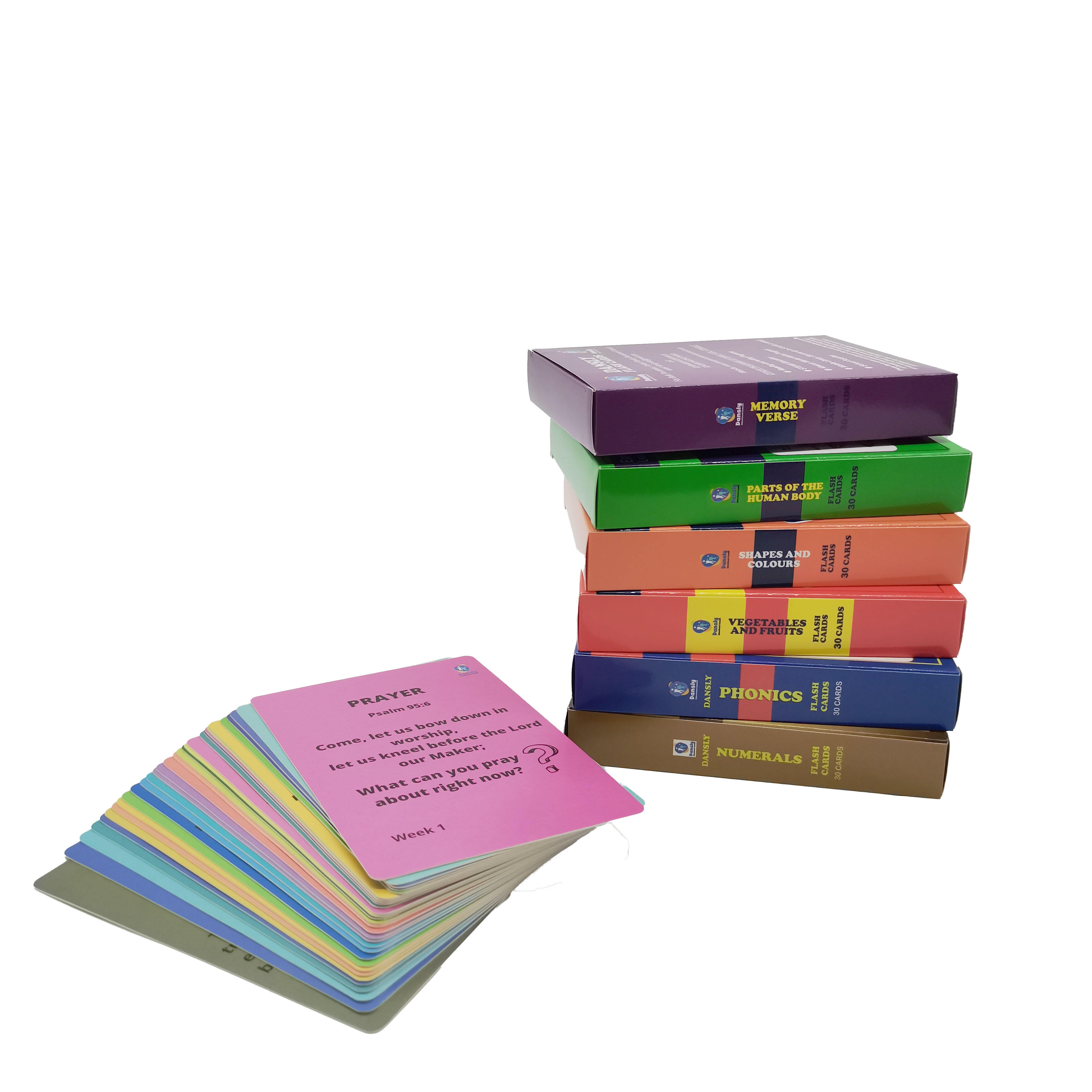 OEM Custom DANSLY Early Learners Educational Flash Card Set for Toddlers Wholesale Manufacturer