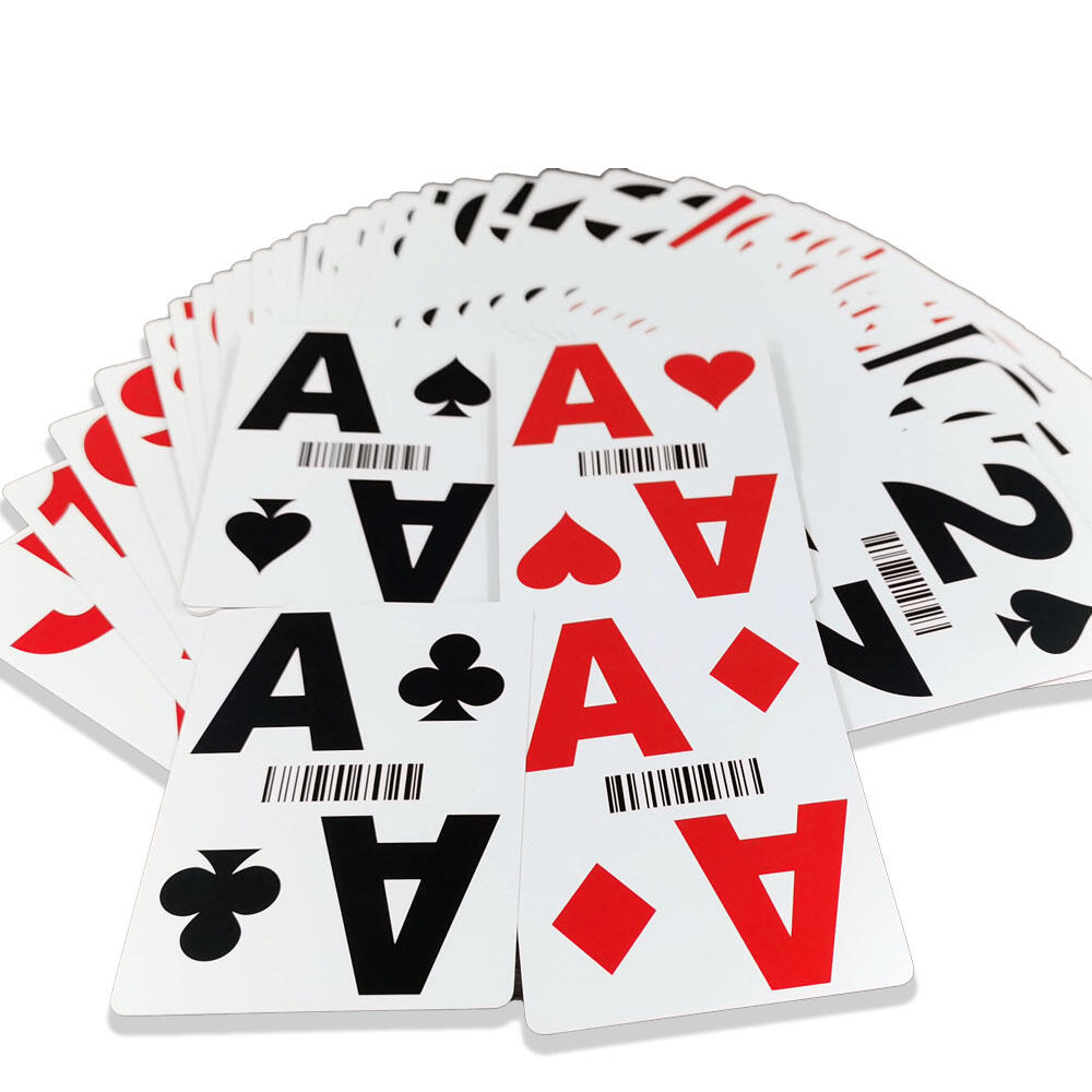 Professional Casino Barcode Playing Cards for Inventory Security Tracking