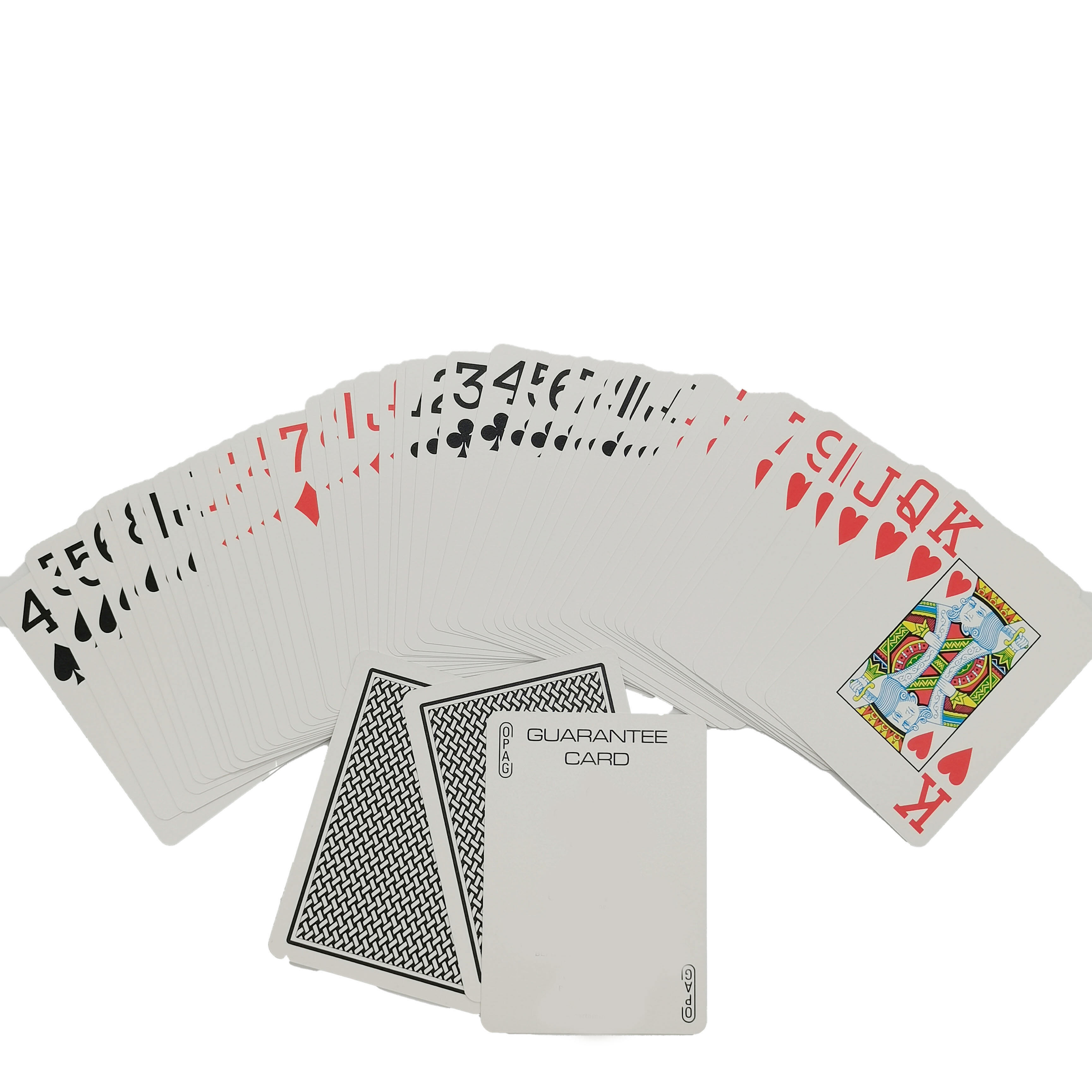 Professional Jumbo Index PVC Poker Cards for Texas Holdem Tournaments Bulk