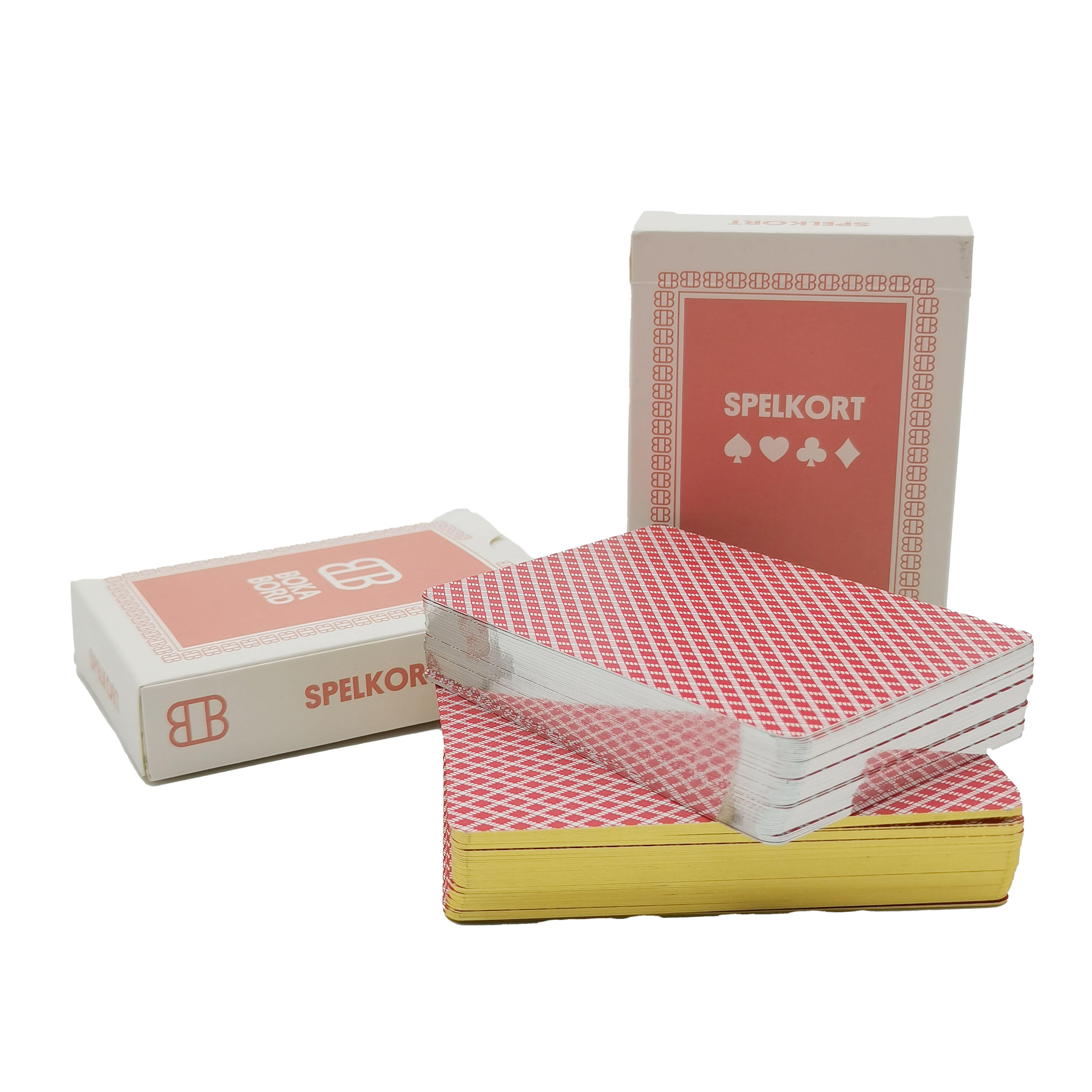 Custom Gold Silver Edged PVC Playing Cards Luxury Gift Box OEM ODM