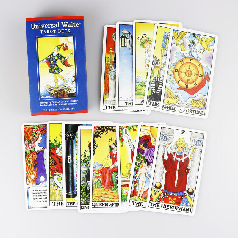 Universal Waite Tarot Deck Classic Beginner Set with Guide Book OEM ODM