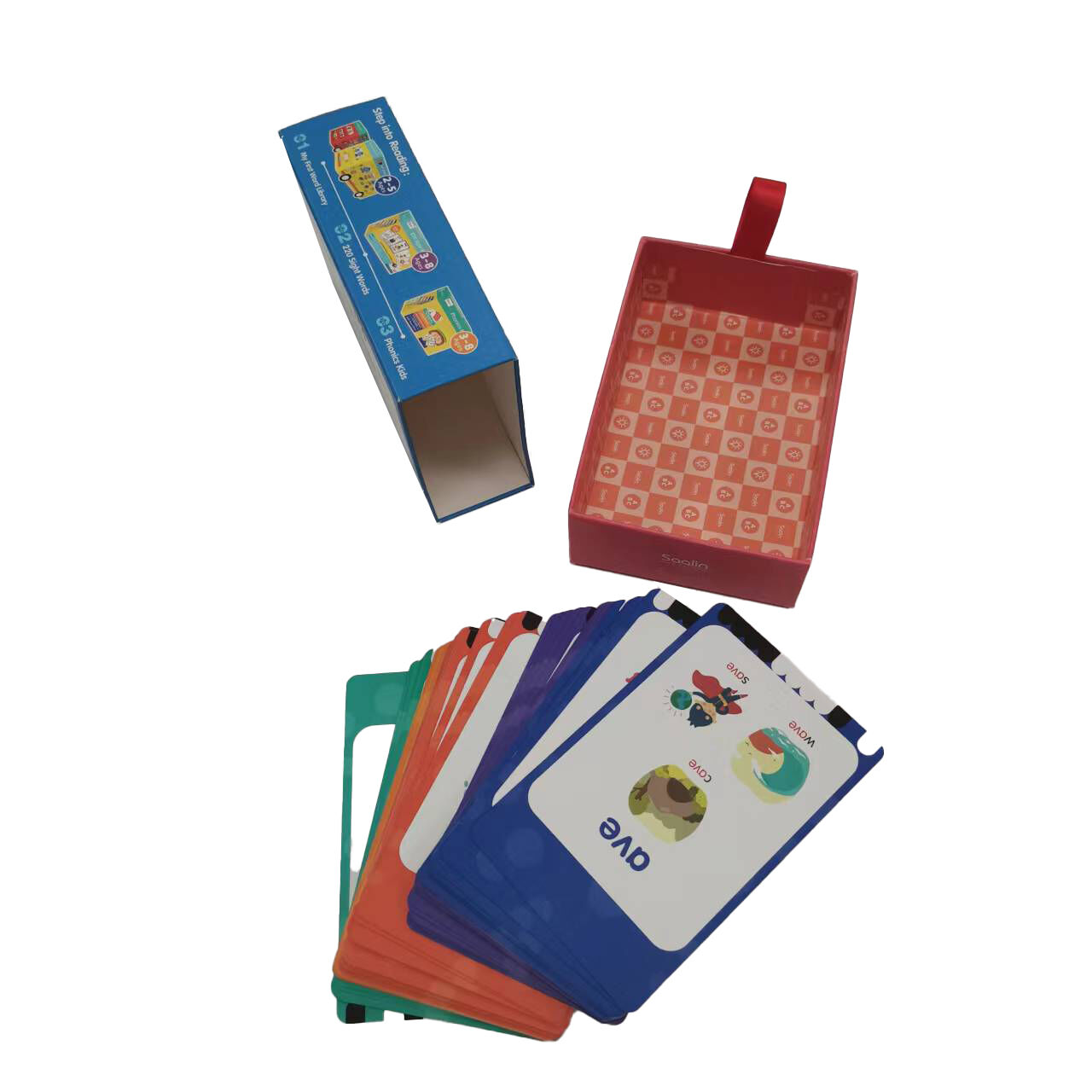 OEM Custom Phonics Learning Flashcards for Kids Saalin PHONICS KIDS Manufacturer Wholesale Educational Card Game