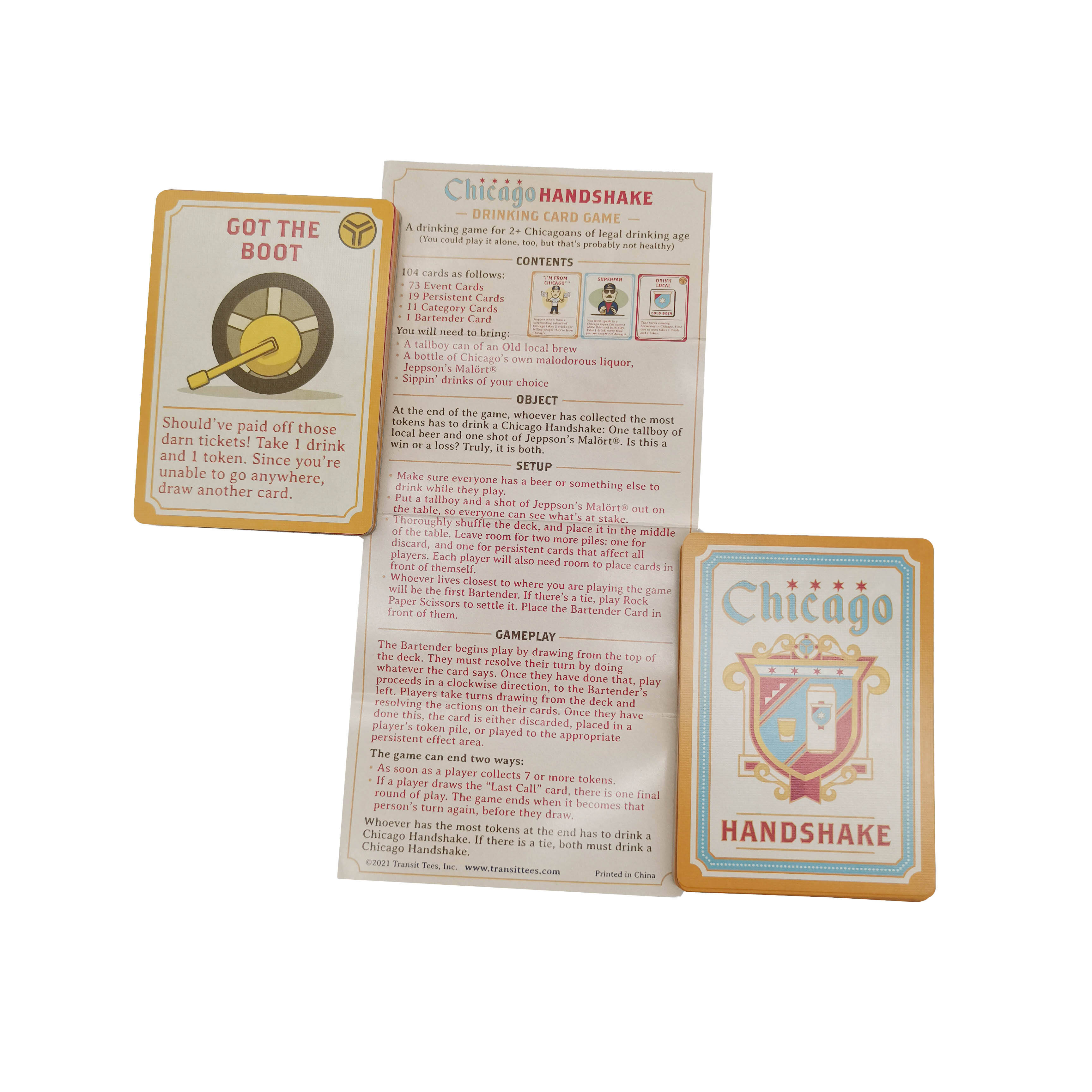 OEM Custom Chicago Handshake Adult Party Card Game Manufacturer Wholesale Social Drinking Game Supplier