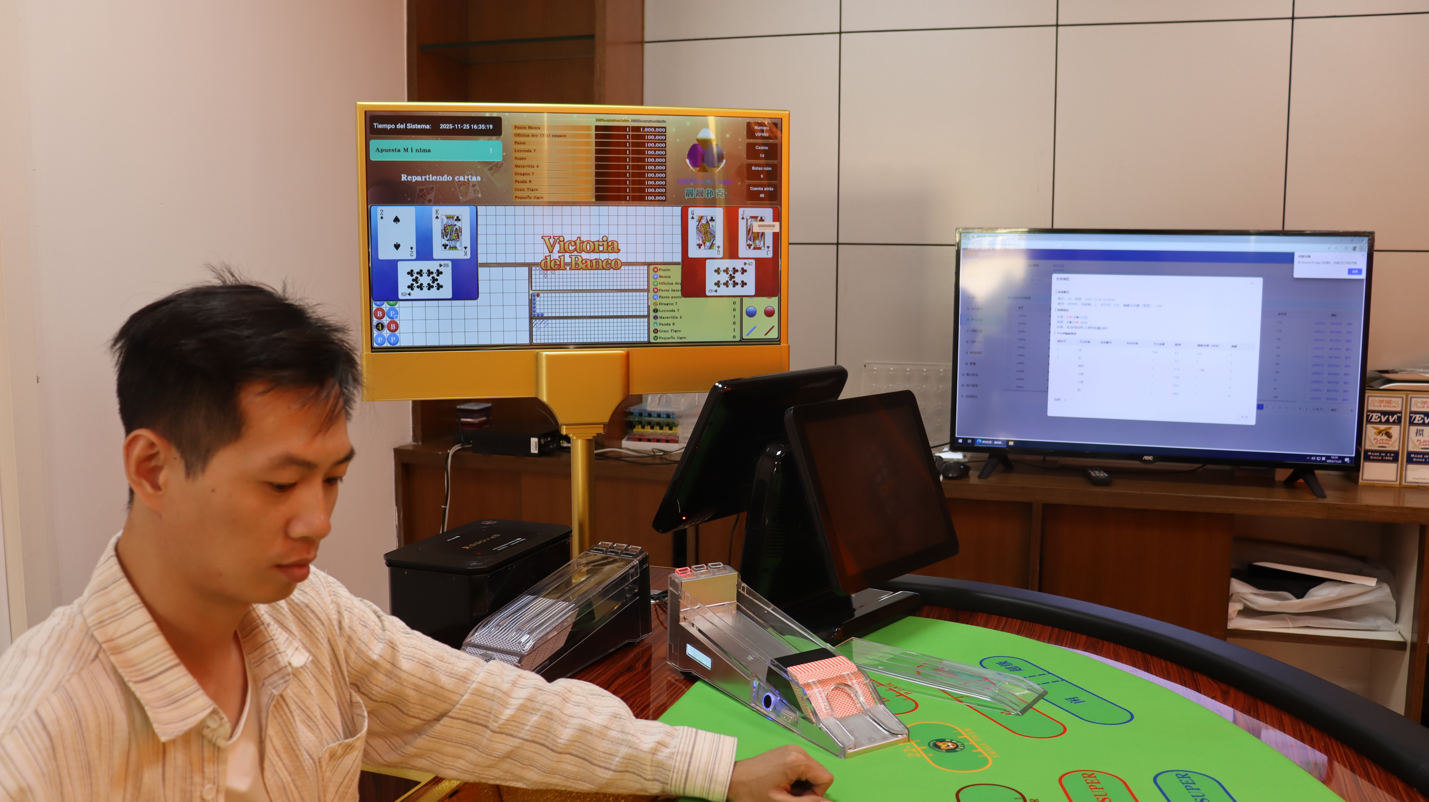 SMART EVV RFID AI Casino Table System with Real-Time Analytics