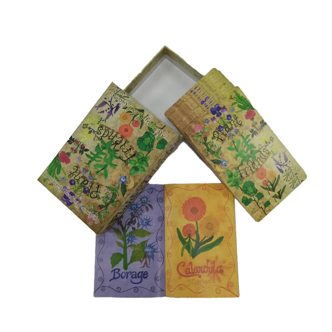 OEM Custom Plant Friends Memory Card Game Manufacturer Wholesale Educational Nature Themed Game Cards Supplier Chensheng Printing