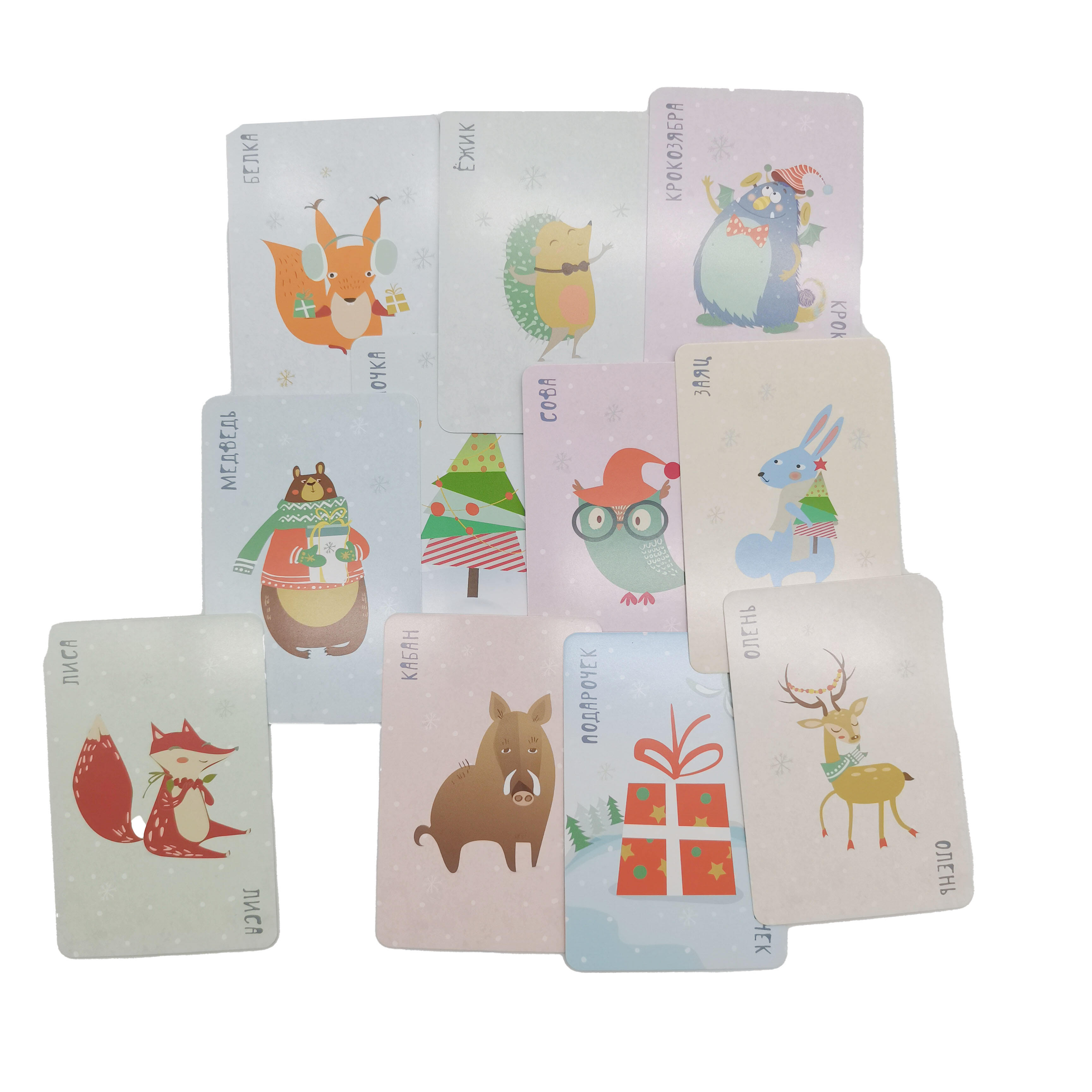 OEM Custom Верю Не Верю Зима Interactive Winter Learning Flash Cards for Toddlers Wholesale Manufacturer